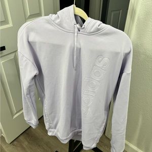 Lilac adidas sweatshirt/hoodie